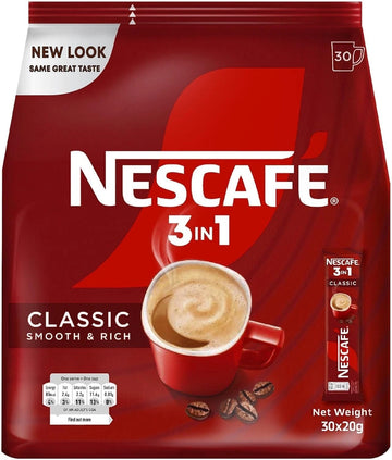 NESCAFE 3 IN 1 CLASSIC SMOOTH&RICH (30X20G) - Papaya Express