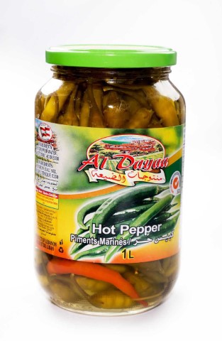 Al Dayaa Pickled Pepper Hot (1000g) - Papaya Express