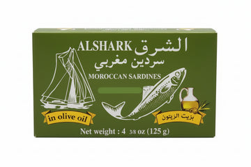 Al Shark Moroccan Sardines in Olive Oil (125g) - Papaya Express