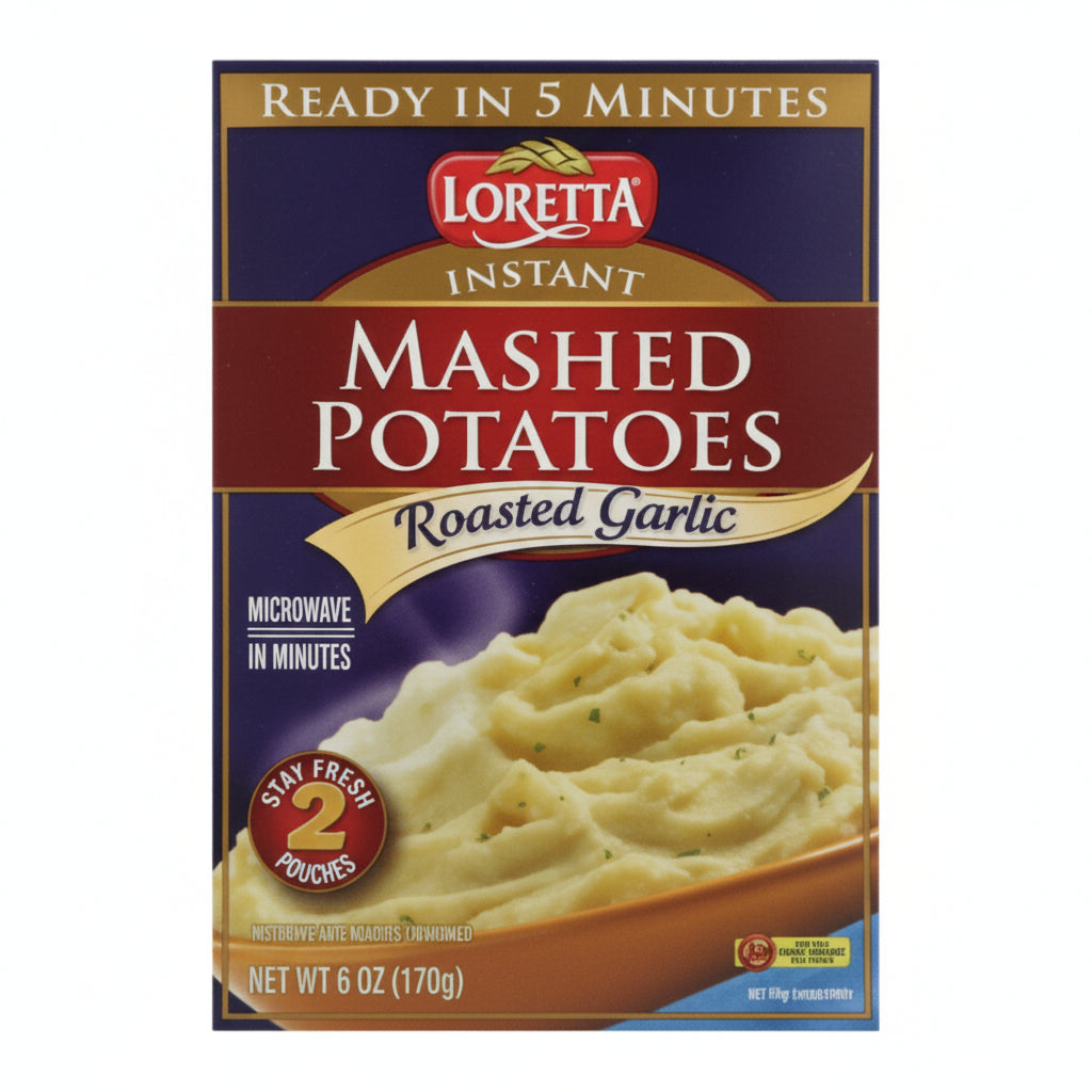 Loretta Mashed Potatoes Roasted Garlic 2CT (170g)