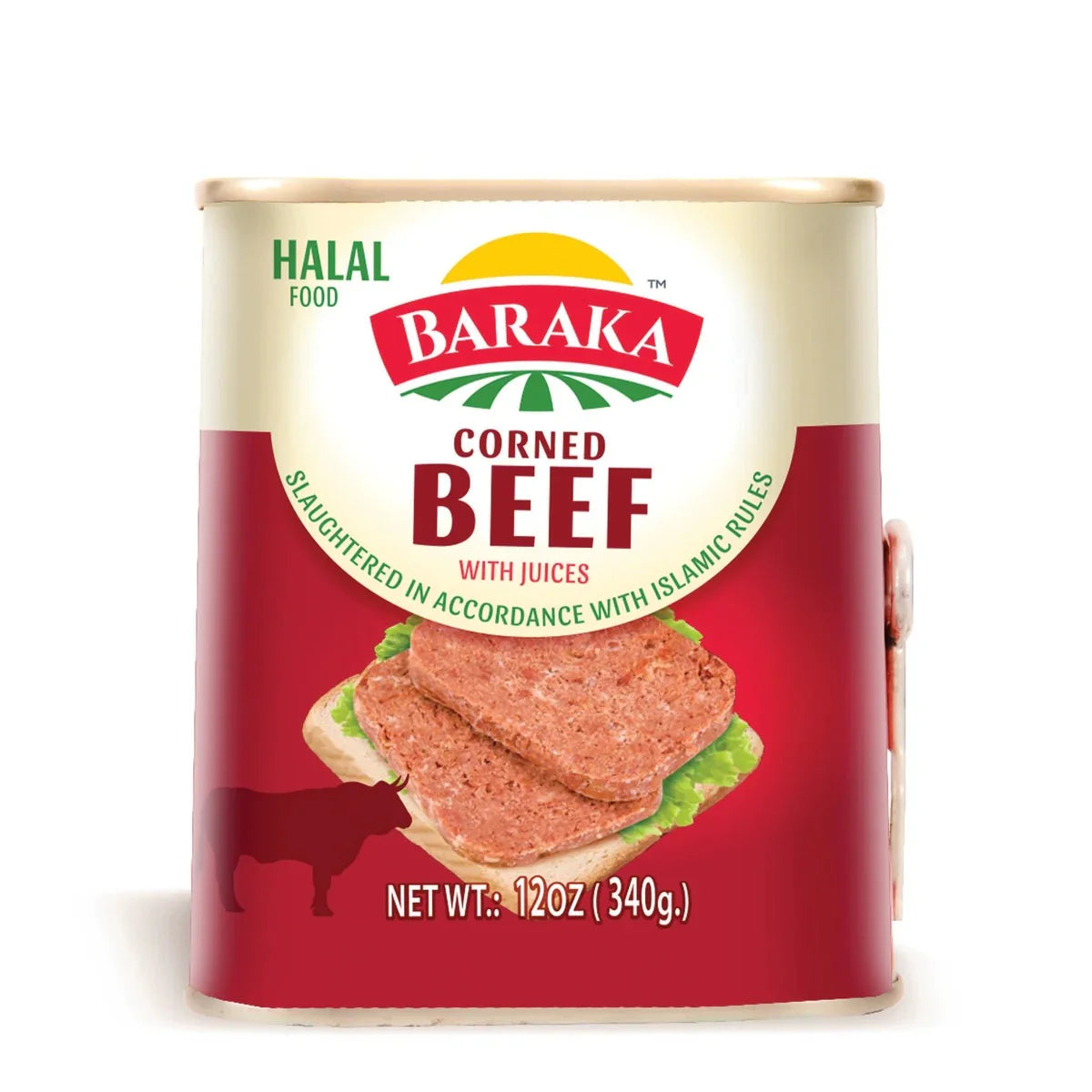 Baraka Corned Beef W/ Juices (12 oz) - Papaya Express