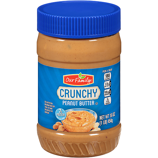 Our Family Crunchy Peanut Butter (1 lb.) - Papaya Express