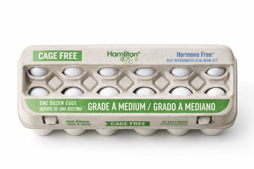 Hamilton Medium Cage Free Eggs (12CT) - Papaya Express