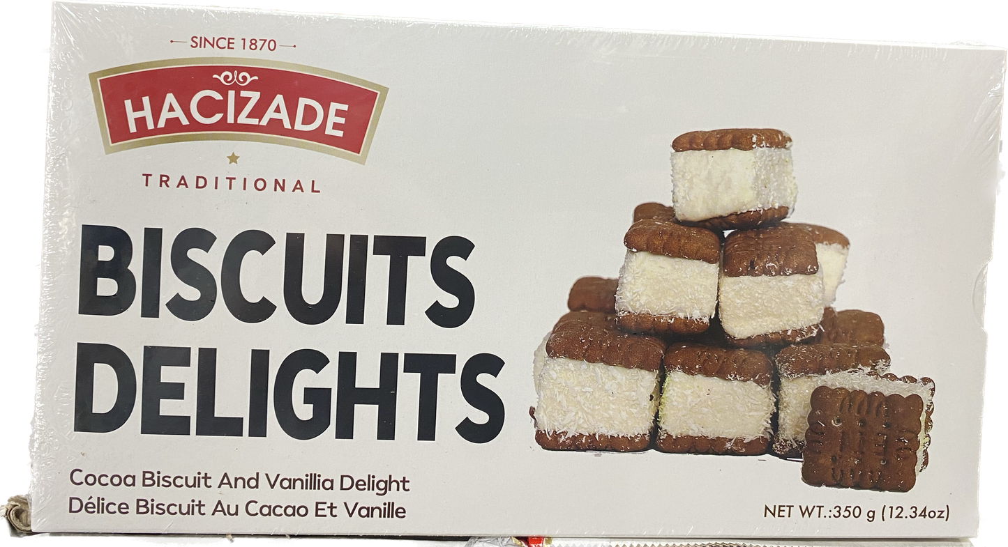 Hacizade Delight Two Biscuit Coco&Vanilla Delight (350 G) - Papaya Express