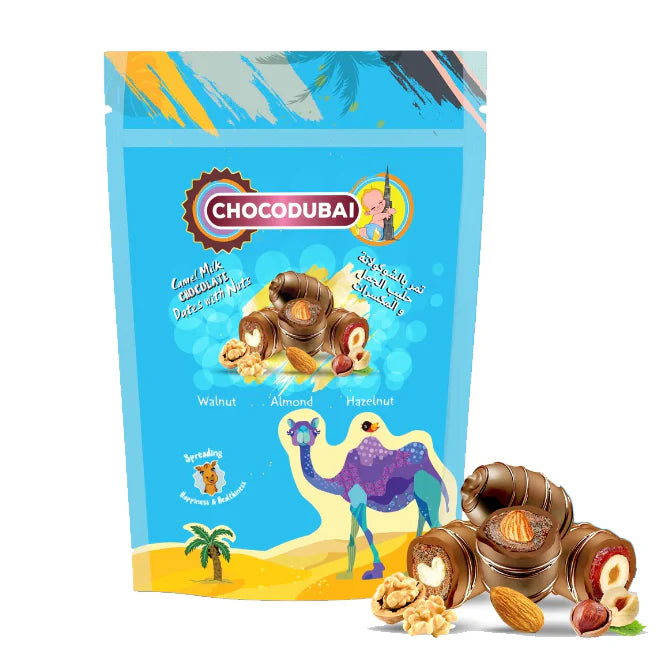 Choco Dubai Chocolate Dates W/ Nuts - Papaya Express