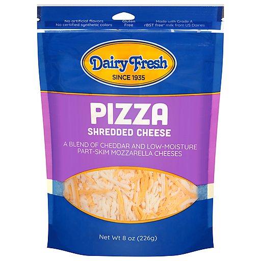 D.F Pizza Shredded Cheese (8OZ) - Papaya Express