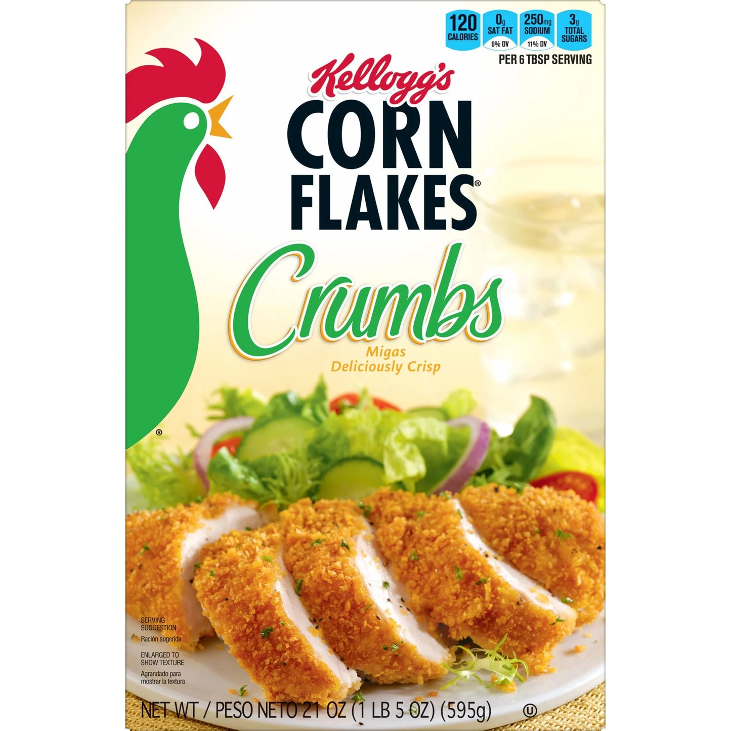 Kellogg's Corn Flakes Bread Crumbs (595 G) - Papaya Express