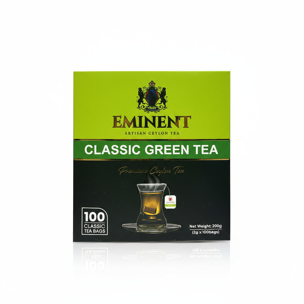 Eminent Classic Green Ceylon Tea (100CT) - Papaya Express
