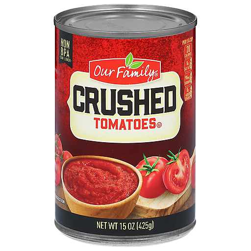 Our Family Crushed Tomatoes (15 oz) - Papaya Express