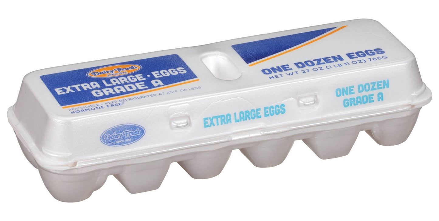 Dairy Fresh Eggs Cage Free Extra Large (12 CT) - Papaya Express