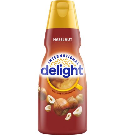 Delight Coffee Creamer Hazelnut (16 oz) - Papaya Express