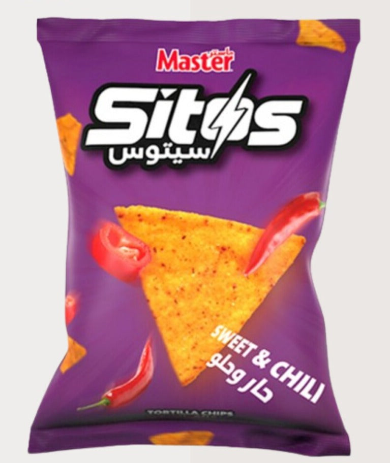 Master Sitos Sweet & Chilli Chips ( 60G ) - Papaya Express