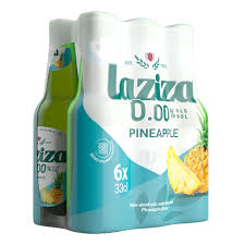 Laziza Non Alcoholic Drink Pineapple Flavor (6 pk) - Papaya Express