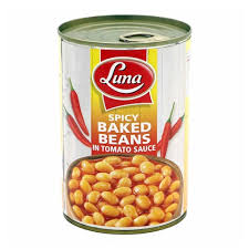 Luna Spicy Baked Beans In Tomatoes (400 G) - Papaya Express