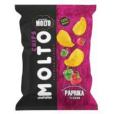 Molto Paprika Flavored Chips (70 g) - Papaya Express