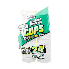 Dart Foam Cup, 24 Count - Papaya Express