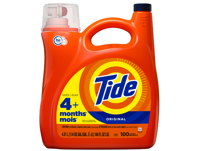 Tide 4+ Months Liquid Laundry Detergent Original (100 Loads) - Papaya Express