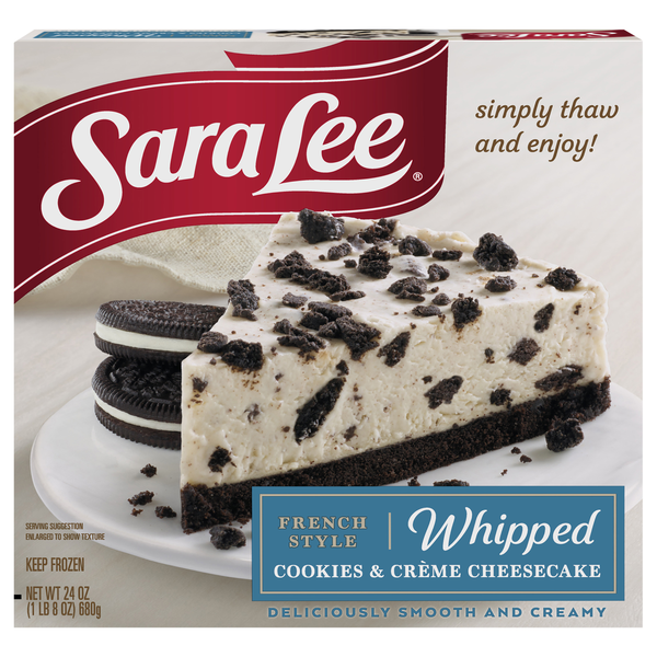 Sara Lee French Style Whipped Cookies & Crème Cheesecake (24 oz) - Papaya Express