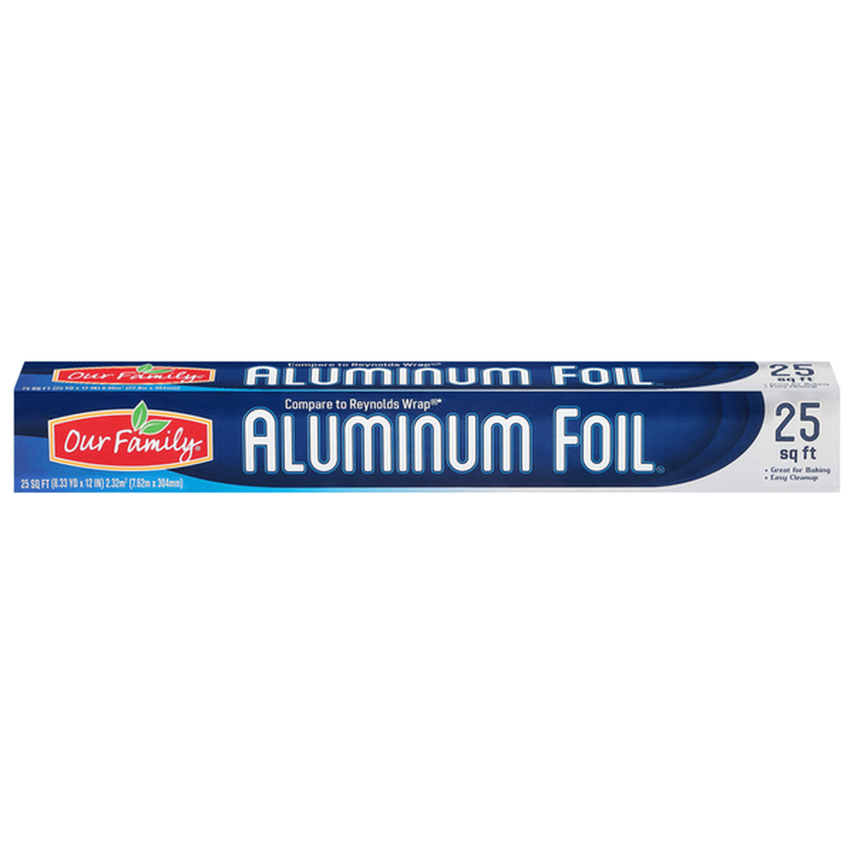 Our Family Aluminum Foil (25 Sq.Ft) - Papaya Express