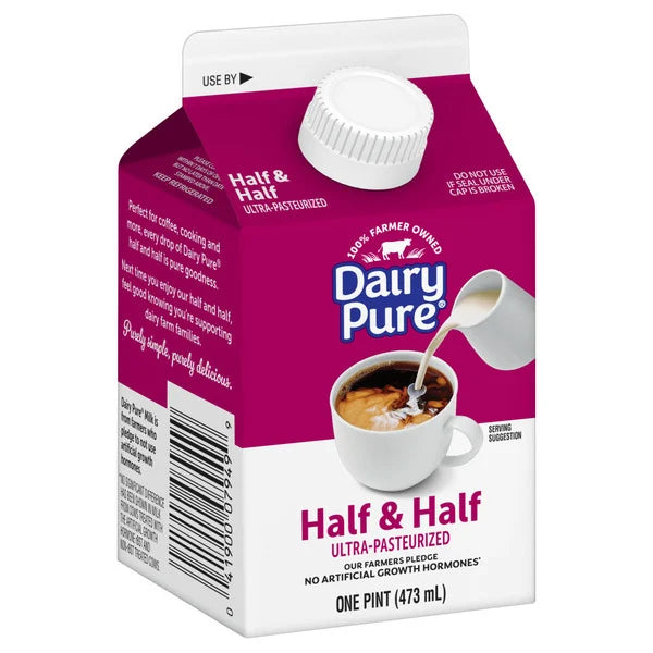 Dairy Pure Half & Half (1 pint) - Papaya Express