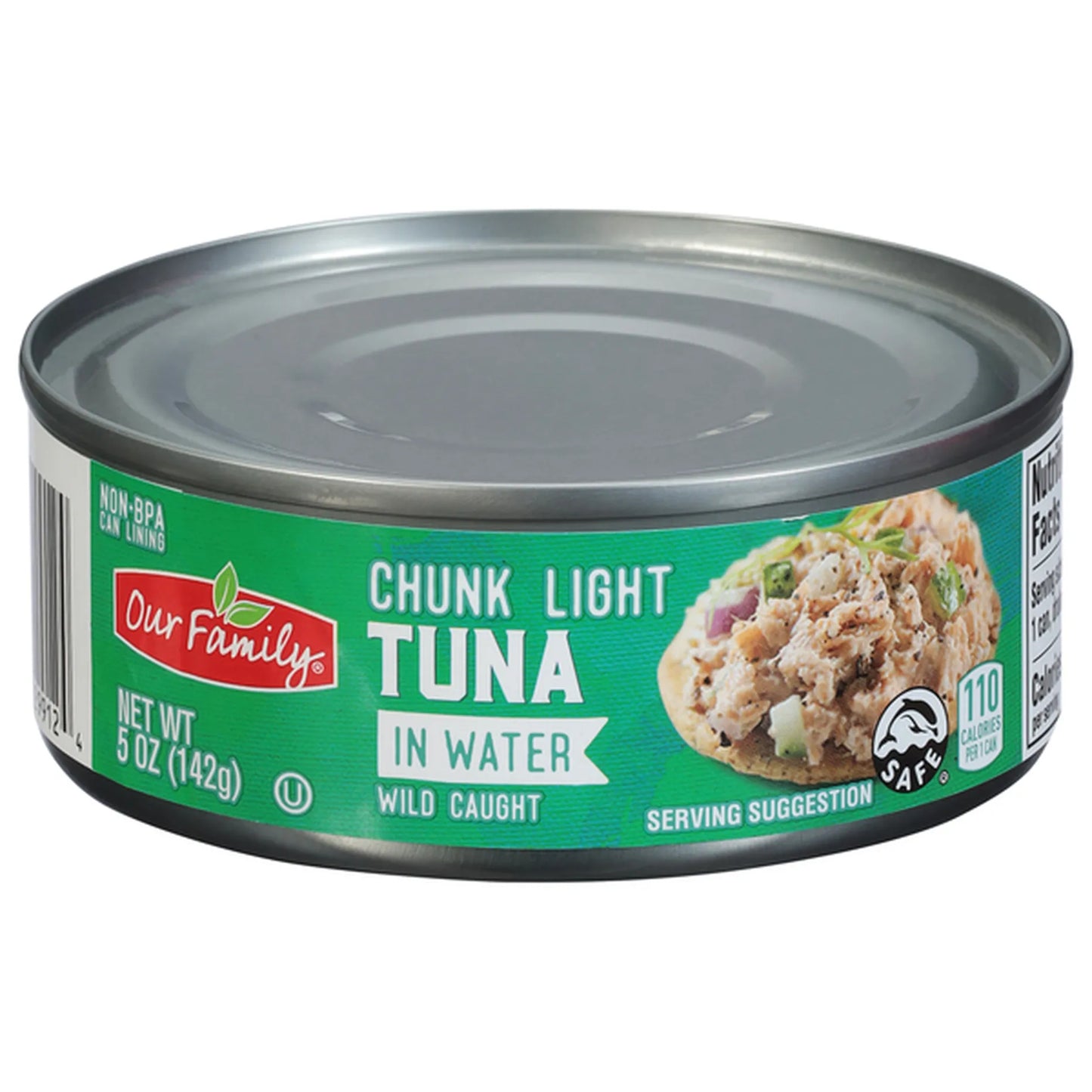 Our Family Chunk Light Tuna In Water (5 oz) - Papaya Express
