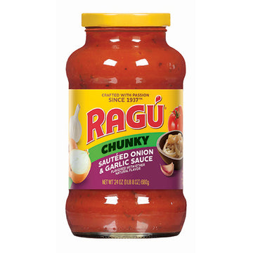 Ragu Chunky Sautéed Onion & Garlic Sauce (24 oz) - Papaya Express