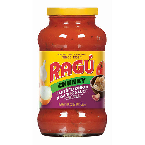 Ragu Chunky Sautéed Onion & Garlic Sauce (24 oz) - Papaya Express