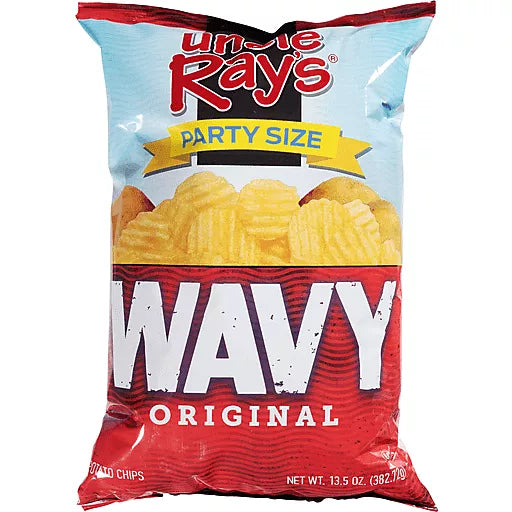 Uncle Ray's Wavy Potato Chips, Original (13.5 OZ) - Papaya Express