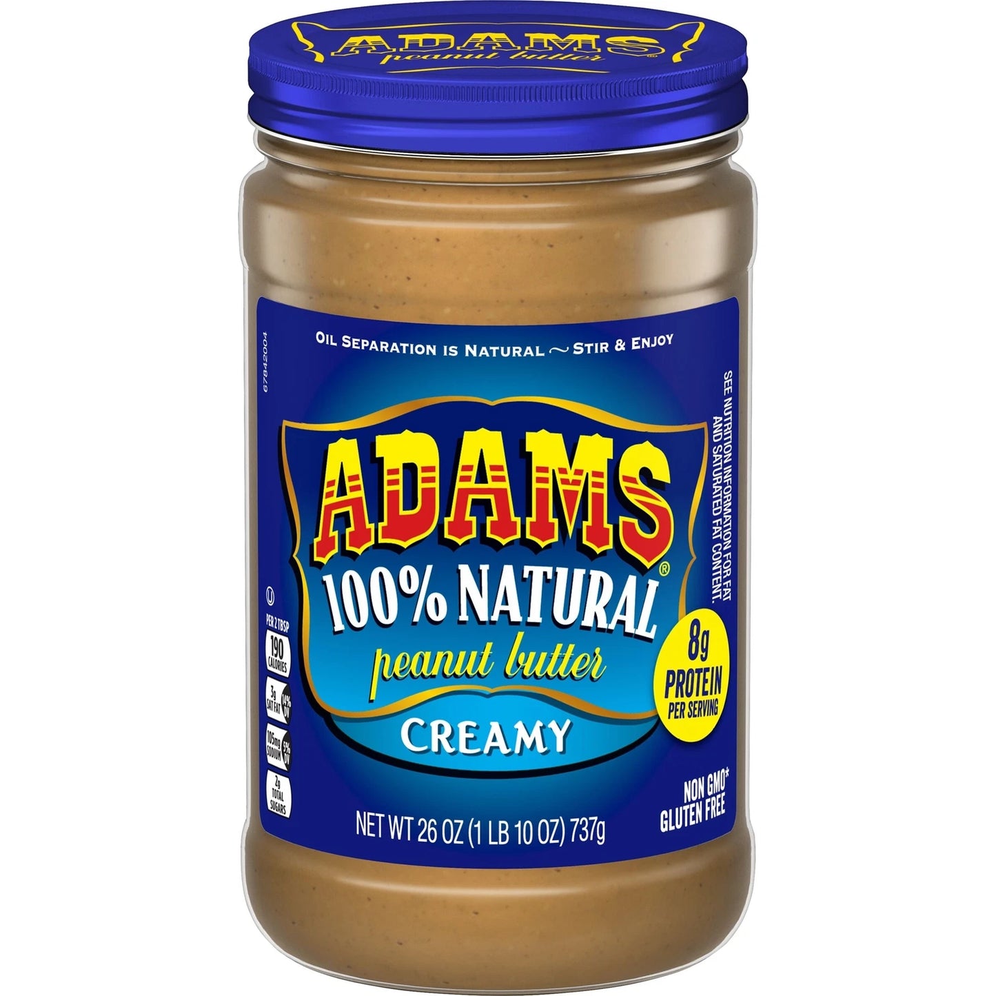 Adams Peanut Butter (26 oz) - Papaya Express