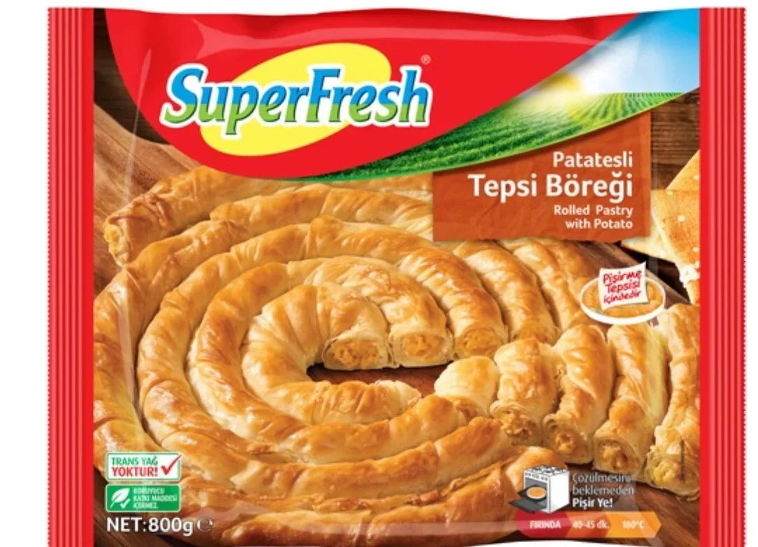 SuperFresh Rolled Potato Pastry (800g) - Papaya Express