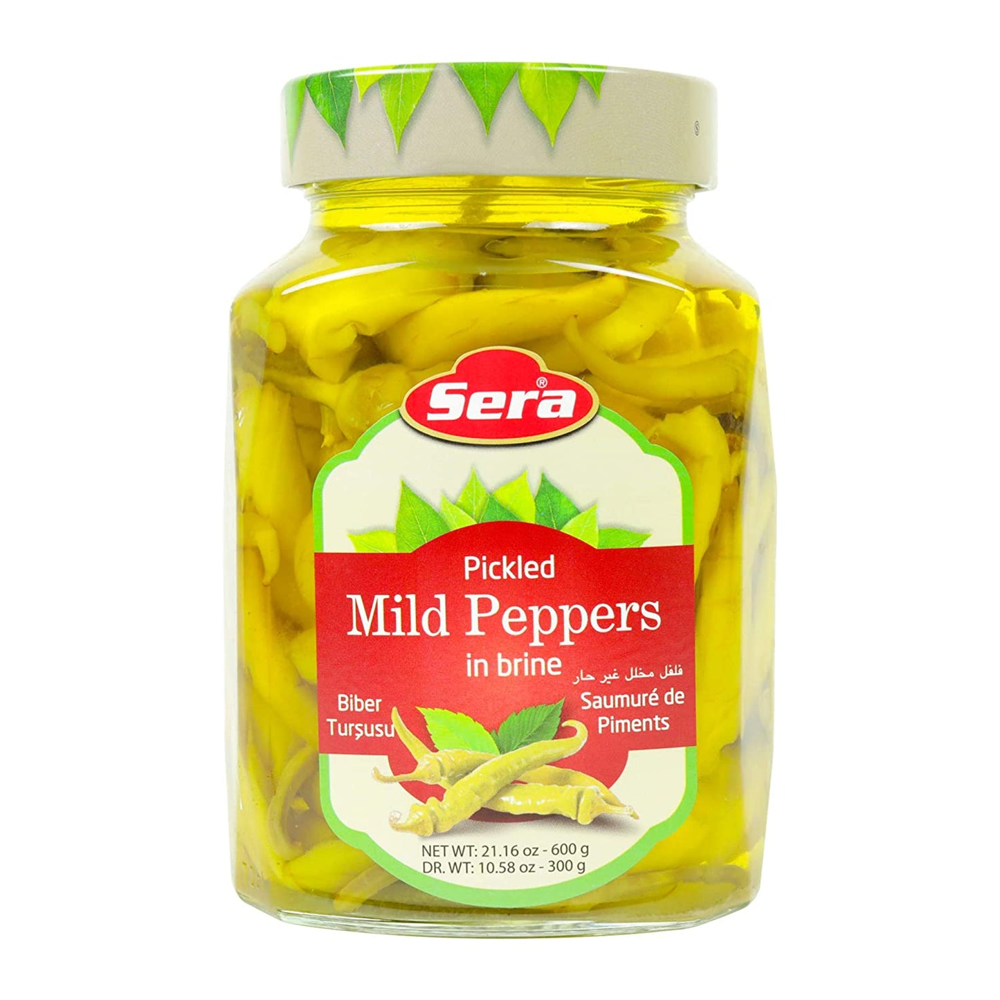Sera Pickled Mild Peppers in Brine (600g) - Papaya Express