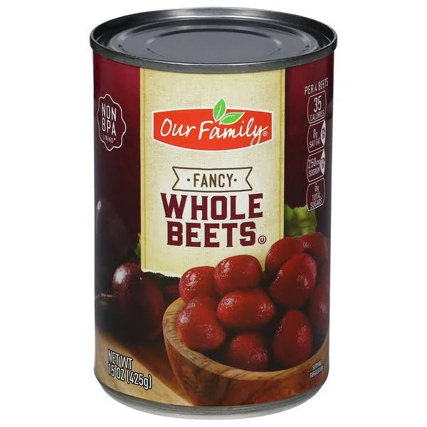 Our Family Whole Beets (15 oz) - Papaya Express