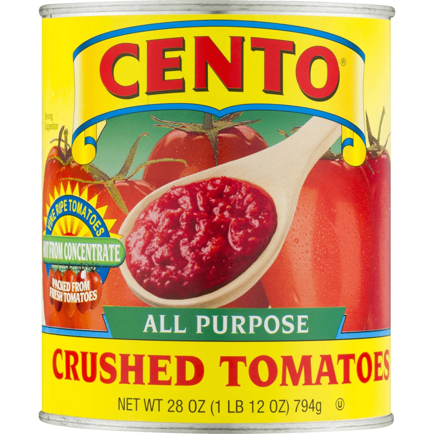 Cento All Purpose Crushed Tomatoes (28 oz) - Papaya Express