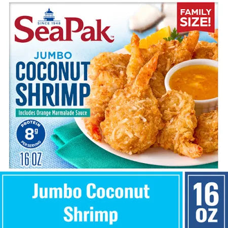 SEAPAK JUMBO COCOUNT SHRIMP (16OZ) - Papaya Express
