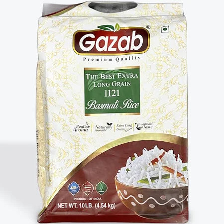 Gazab Basmati Rice (10lbs) - Papaya Express