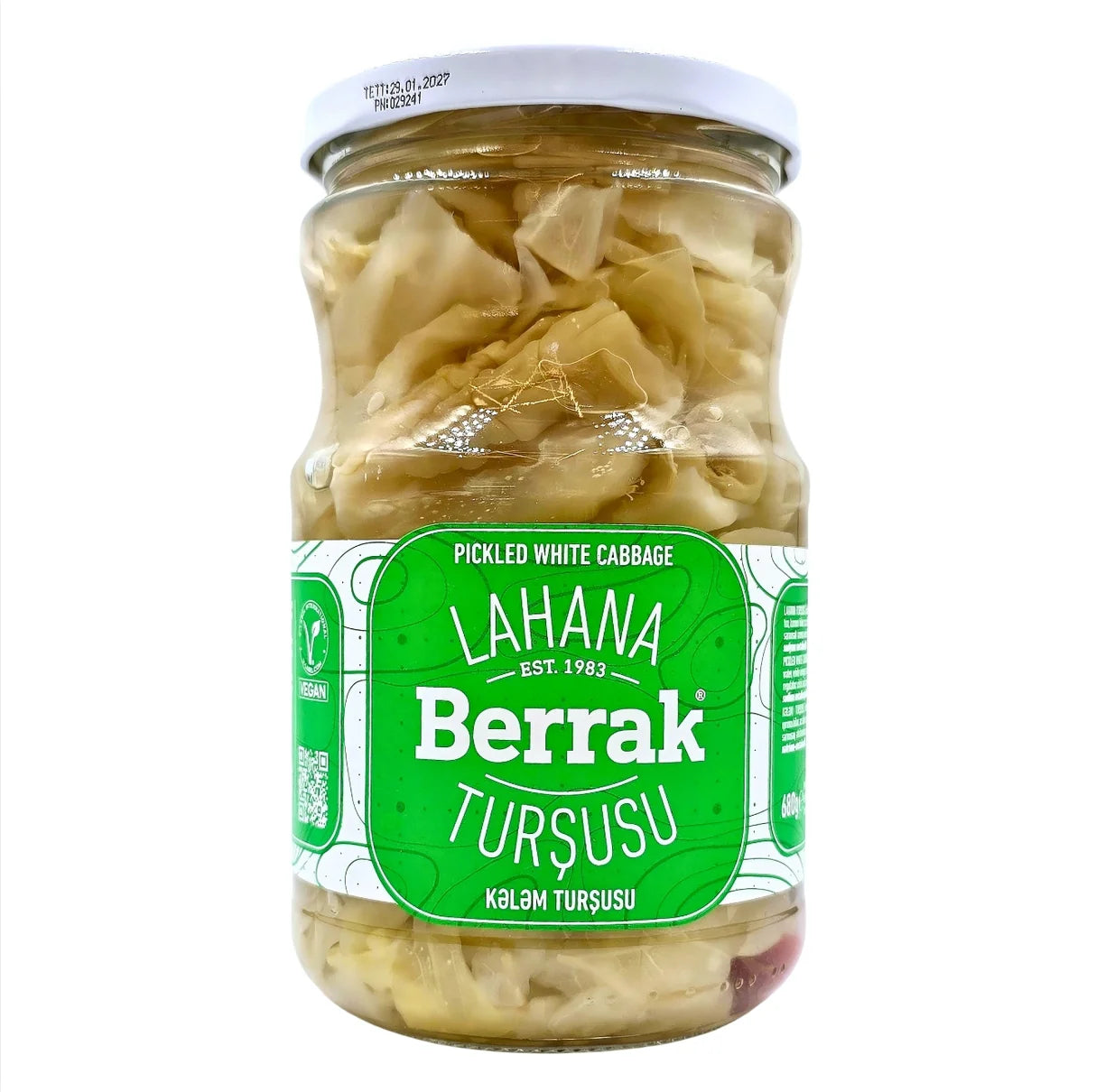 Berrak Pickled Cabbage (680g) - Papaya Express