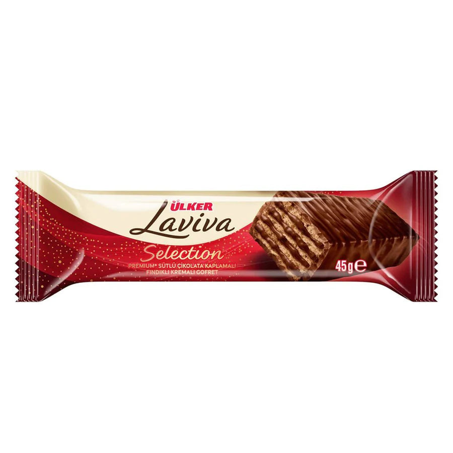 Ulker Laviva Selection Wafer Covered with Milk Chocolate (45 g) - Papaya Express