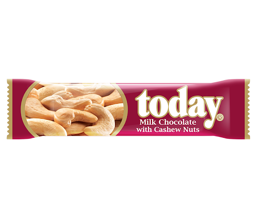 Today Milk Choco. W/ Cashew (42g) - Papaya Express