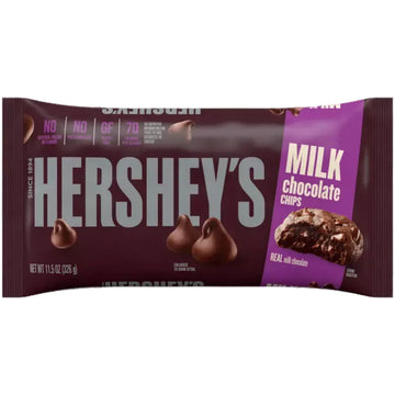 Hershey's Milk Chocolate Baking Chips Bag (11.5 oz) - Papaya Express