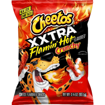 Cheetos Xxtra Flamin Hot Crunchy Cheese Flavored Chips (8.5 oz) - Papaya Express