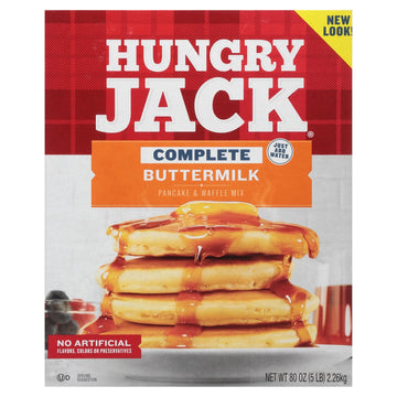 Hungry Jack Complete Buttermilk Pancake & Waffle Mix (80 Oz) - Papaya Express