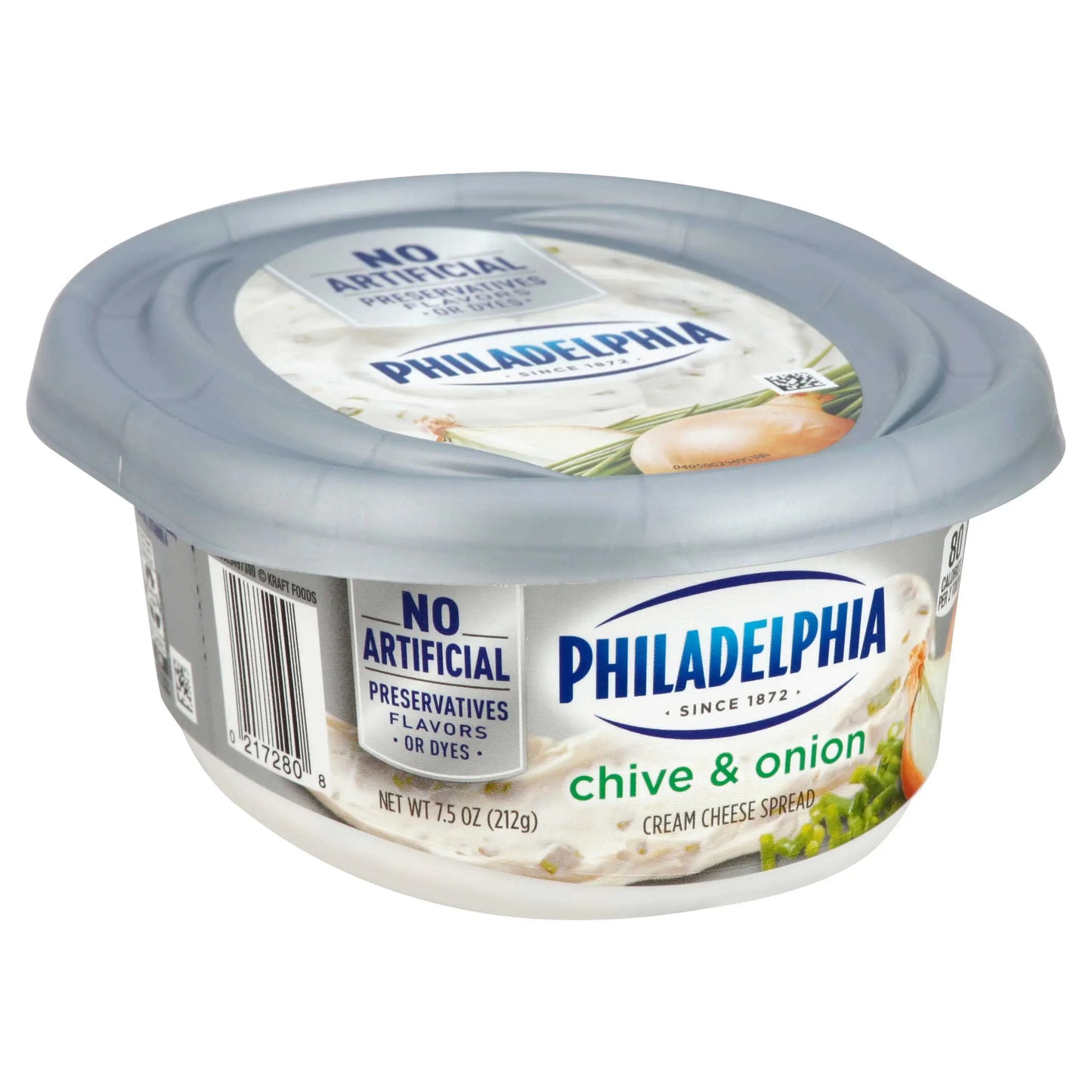 Philadelphia Chive & Onion Cream Cheese (7.5oz)