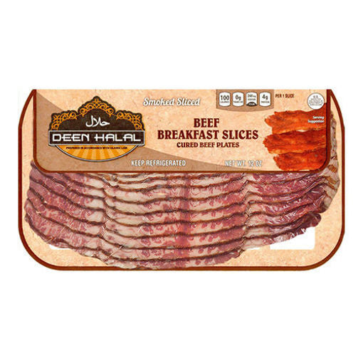 Deen Halal Beef Breakfast Slices (12 oz) - Papaya Express