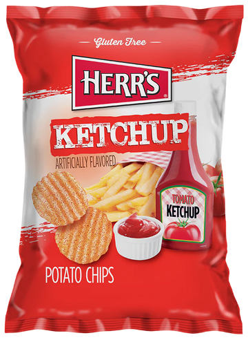 HERR'S KETCHUP POTATO CHIPS - Papaya Express