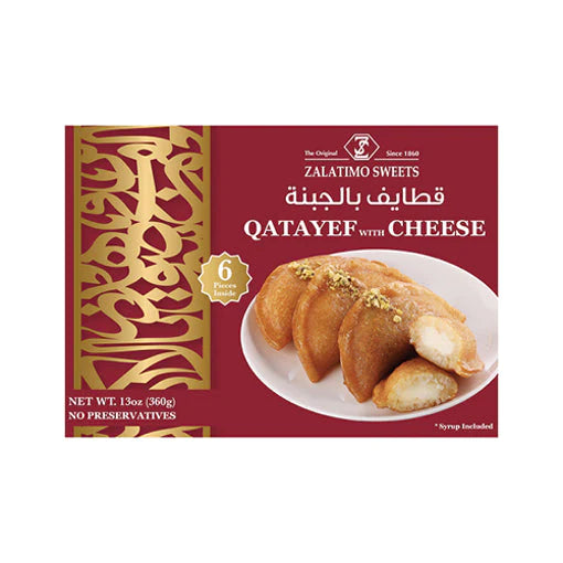 Zalatimo Sweets Qatayef w/ Cheese (360g) - Papaya Express