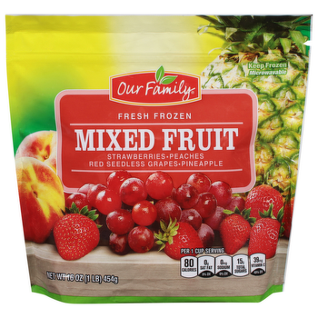 Our Family Frozen Mixed Fruit (453g) - Papaya Express