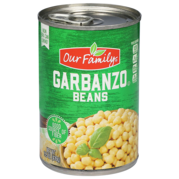 Our Family Garbanzo Beans (15.5 oz) - Papaya Express