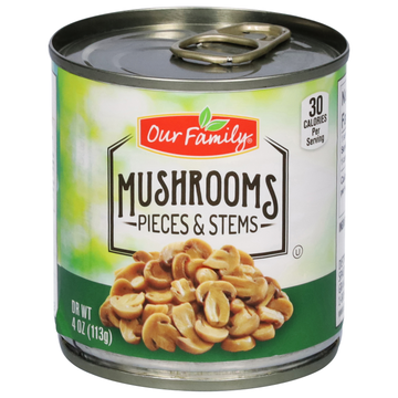 Our Family Mushrooms (4 oz) - Papaya Express