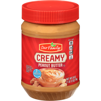 Our Family Creamy Peanut Butter (1 lb.) - Papaya Express