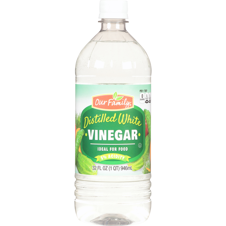Our Family Distilled White Vinegar (16 oz) - Papaya Express